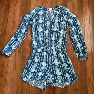 Lilly Pulitzer size small long sleeve romper